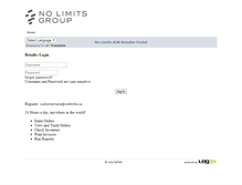Tablet Screenshot of dealer.nolimits.ca